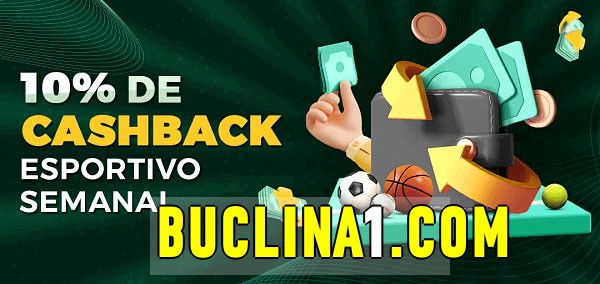 10% de bônus de cashback na buclina